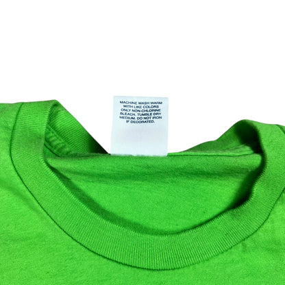 Y2K Supreme blank bright green long sleeve shirt (L)