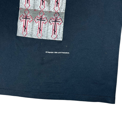 Vintage 1990 Crosses faded Jesus tee (XL)