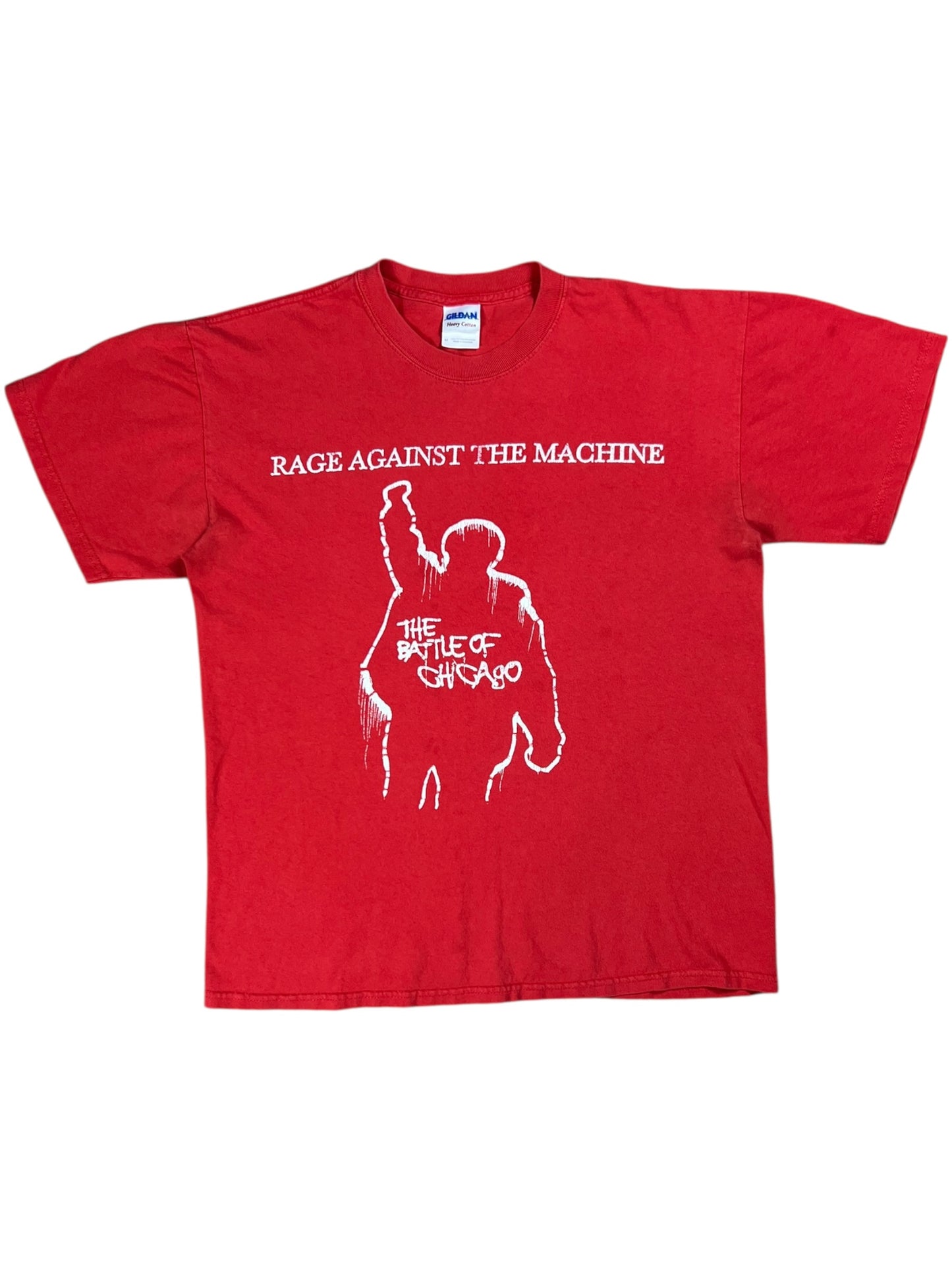 Vintage 2007 Rage Against The Machine The Battle of Chicago tour faded band tee (M)