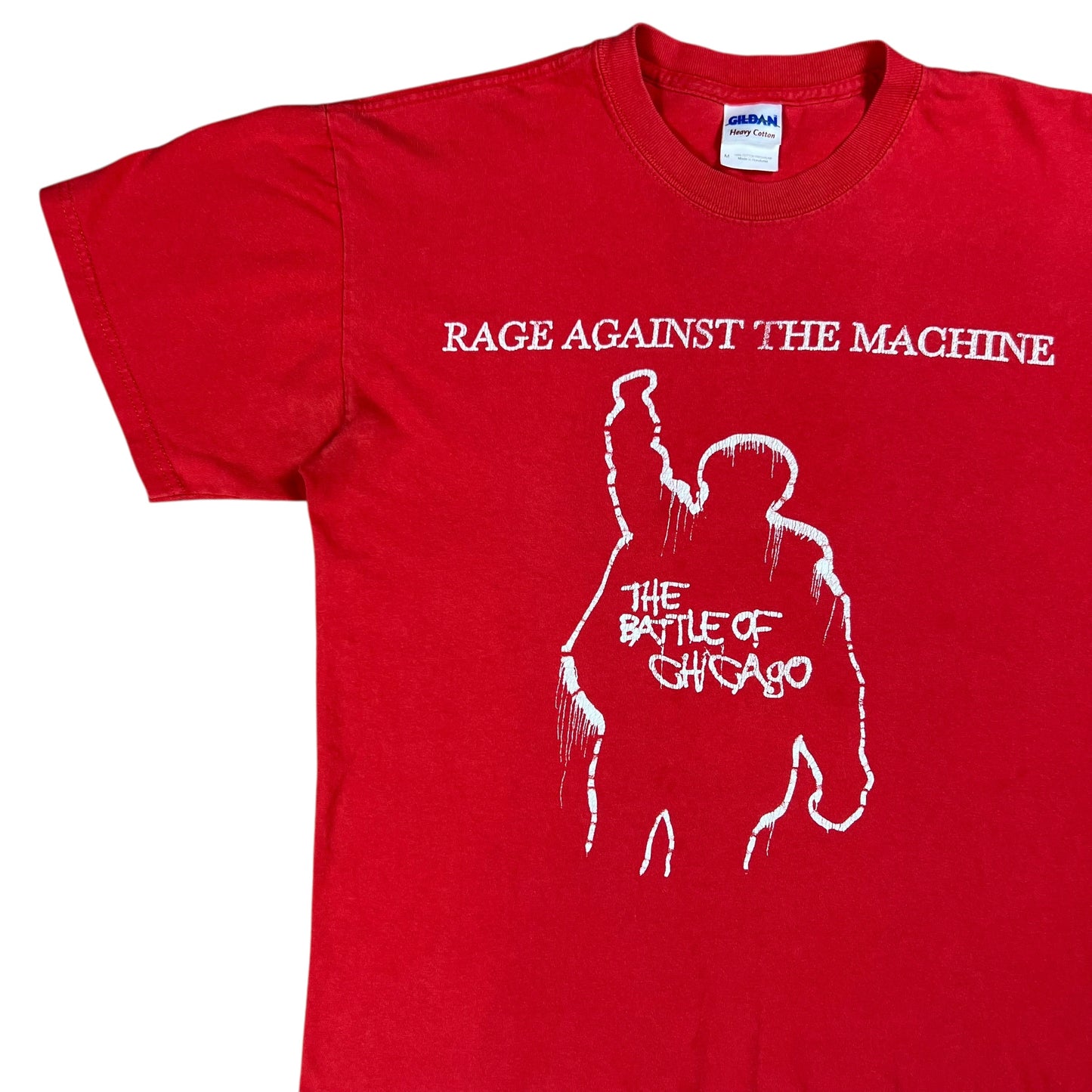 Vintage 2007 Rage Against The Machine The Battle of Chicago tour faded band tee (M)