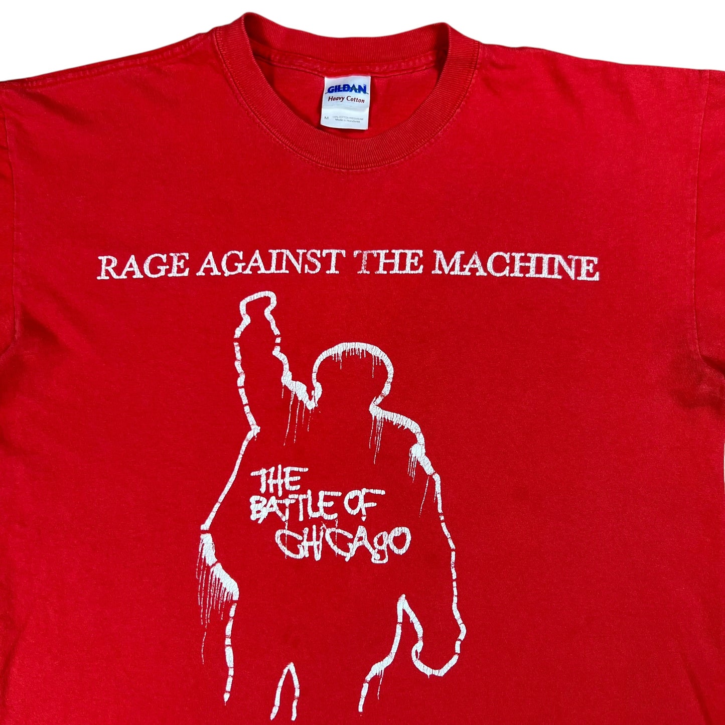Vintage 2007 Rage Against The Machine The Battle of Chicago tour faded band tee (M)