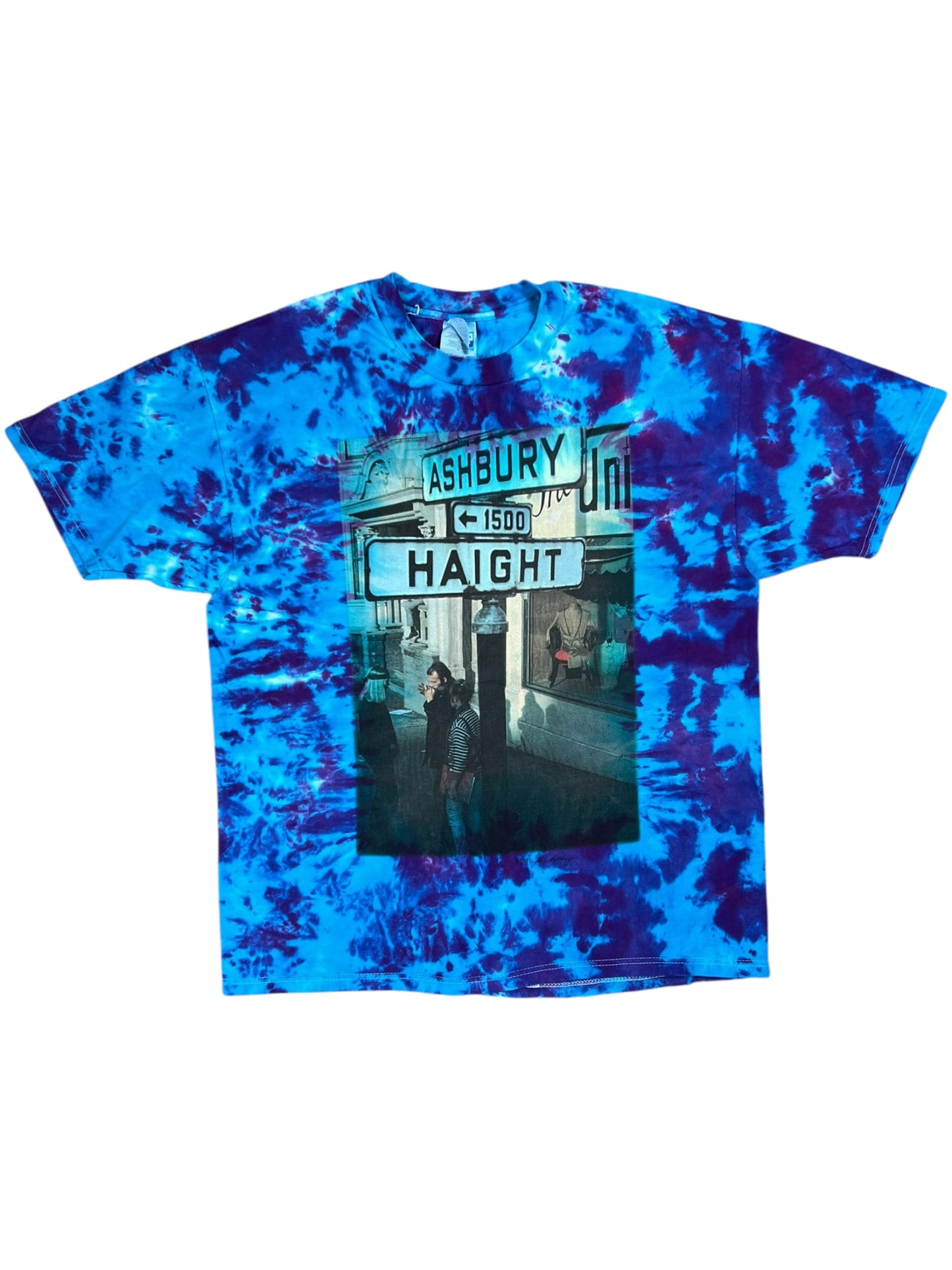 Vintage 1995 Haight & Ashbury tie dye 1960s hippie tee (XL)