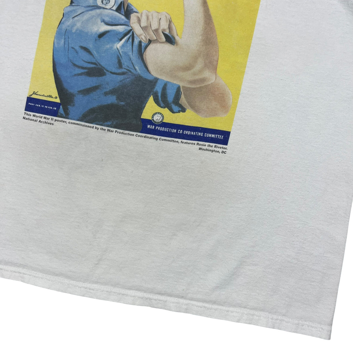 Vintage Y2K Rosie the Riveter We Can Do It! Art tee (XL)