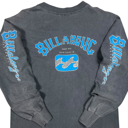 Vintage 80s Billabong Surf boards Australia faded long sleeve print shirt (M)