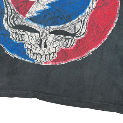 Vintage 1994 Grateful Dead Steal Your Face faded Batik band tee (XL)