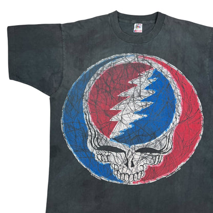 Vintage 1994 Grateful Dead Steal Your Face faded Batik band tee (XL)
