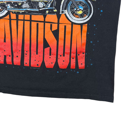 Vintage 1996 Nothing Sounds Like A Harley Davidson big print biker tee (M)