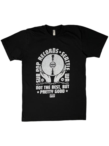 Y2K Sub Pop Records Seattle Washington “Not The Best, But Pretty Good” grunge tee (M)