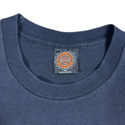Vintage 1996 Nothing Sounds Like A Harley Davidson big print biker tee (M)