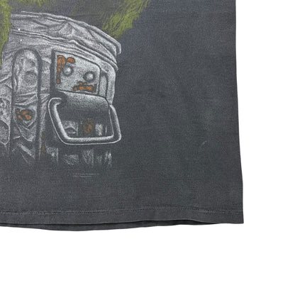 Vintage 90s Changes Oscar The Grouch Sesame Street Shadow faded tee (L)