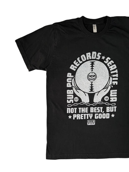 Y2K Sub Pop Records Seattle Washington “Not The Best, But Pretty Good” grunge tee (M)
