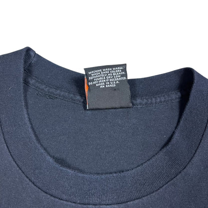 Vintage 1996 Nothing Sounds Like A Harley Davidson big print biker tee (M)
