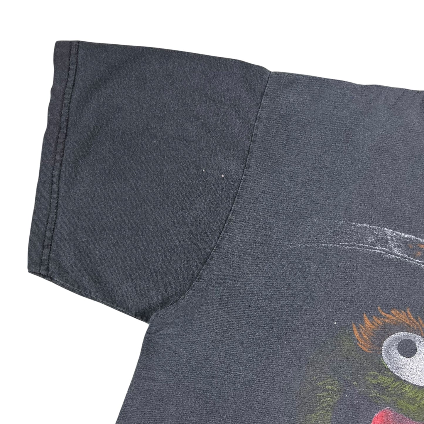Vintage 90s Changes Oscar The Grouch Sesame Street Shadow faded tee (L)