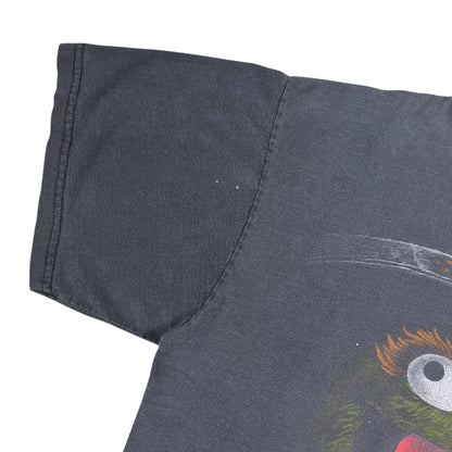 Vintage 90s Changes Oscar The Grouch Sesame Street Shadow faded tee (L)