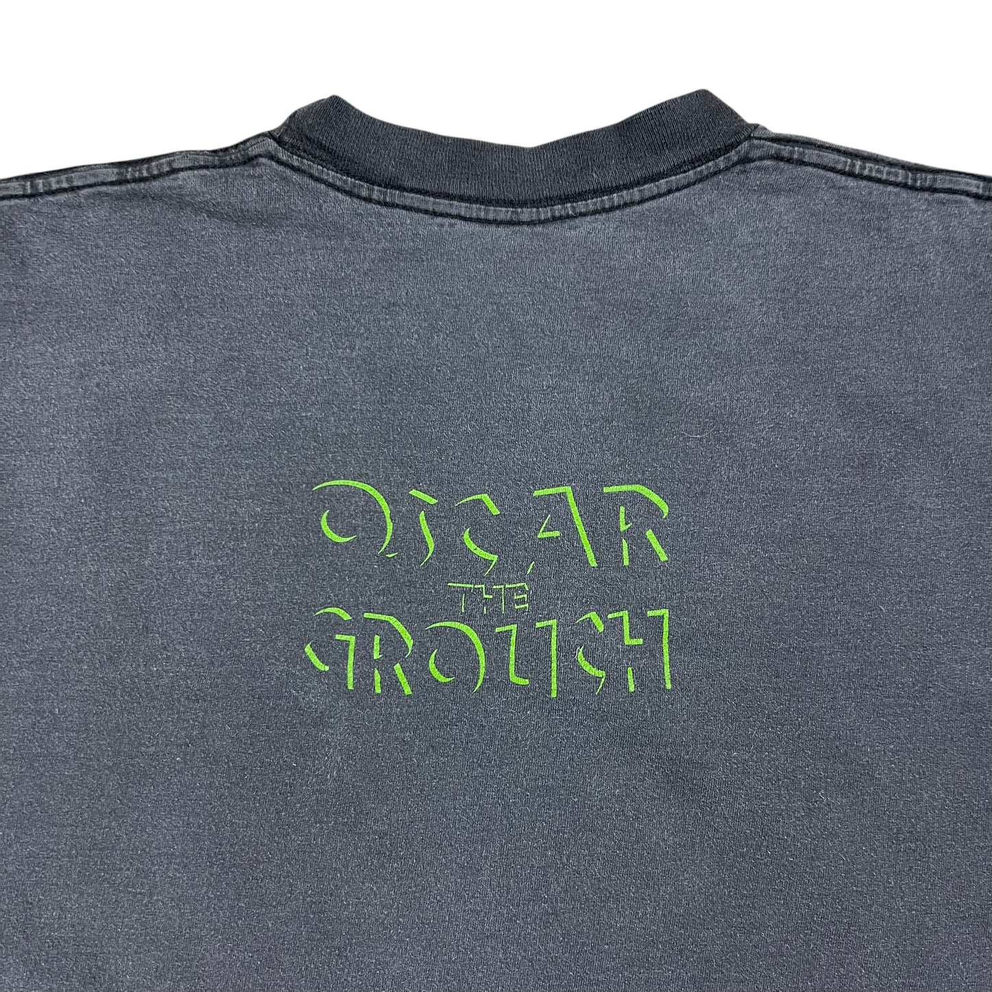 Vintage 90s Changes Oscar The Grouch Sesame Street Shadow faded tee (L)