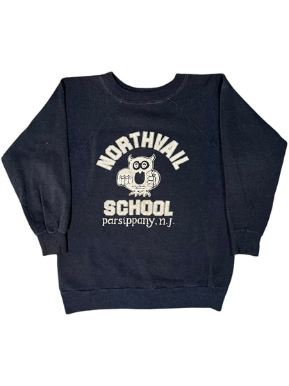 Vintage 1970s Montgomery Ward Northvale School NJ faded crewneck (S)