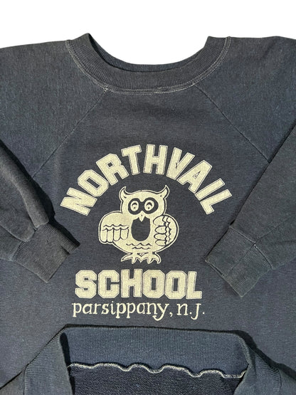 Vintage 1970s Montgomery Ward Northvale School NJ faded crewneck (S)