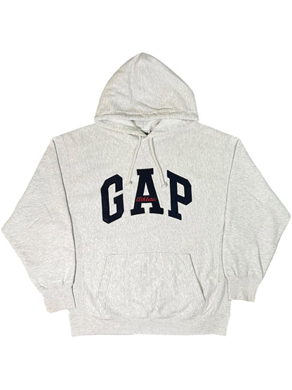 Vintage 90s The GAP spell out reverse weave style hoodie (L)