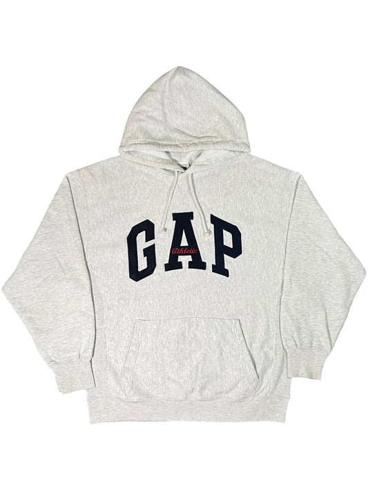 Vintage 90s The GAP spell out reverse weave style hoodie (L)