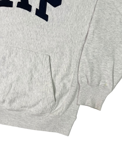 Vintage 90s The GAP spell out reverse weave style hoodie (L)