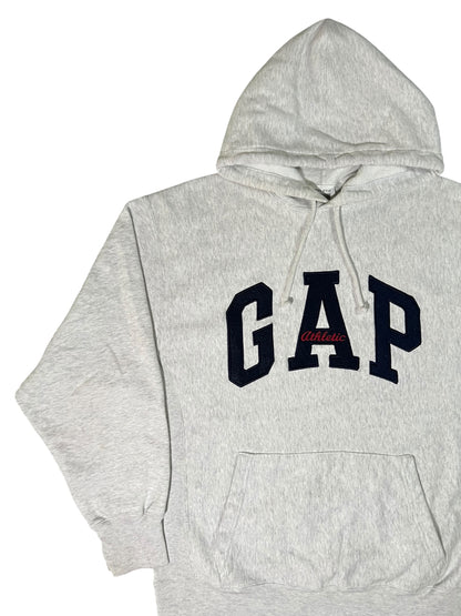 Vintage 90s The GAP spell out reverse weave style hoodie (L)