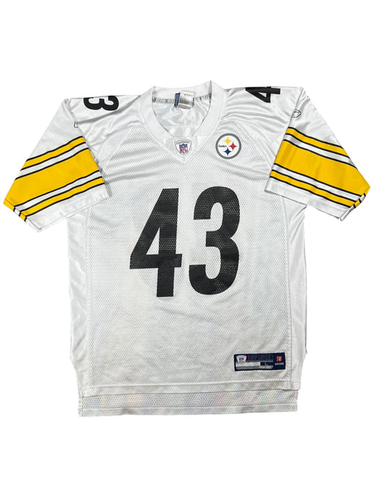 Vintage Y2K Reebok Pittsburgh Steelers Troy Polamalu NFL jersey (L)