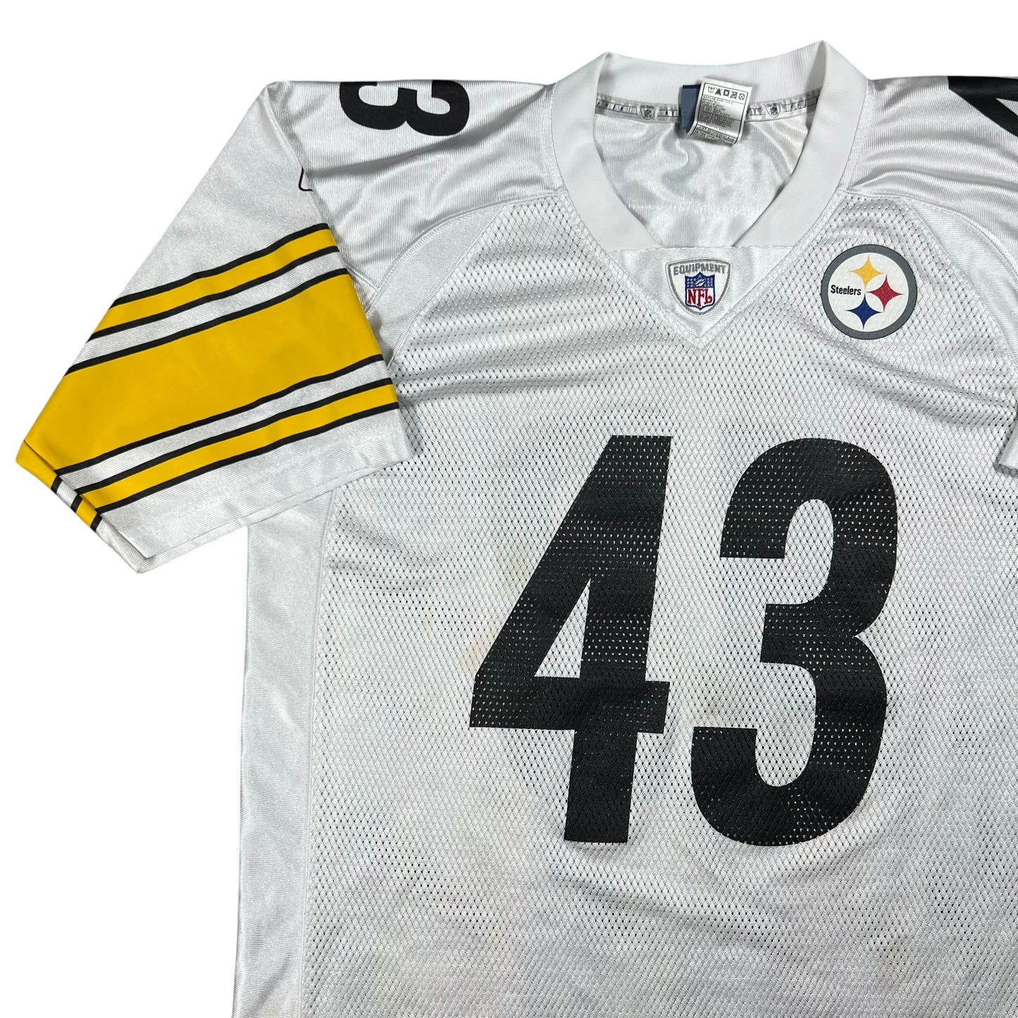 Vintage Y2K Reebok Pittsburgh Steelers Troy Polamalu NFL jersey (L)