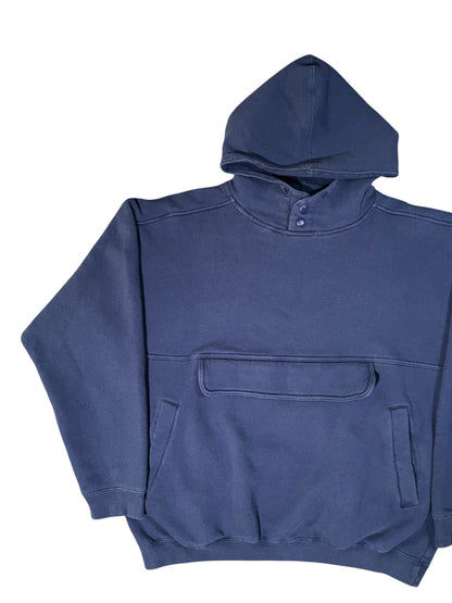 Vintage 90s The GAP anorak abstract pocket hoodie sweatshirt (L)
