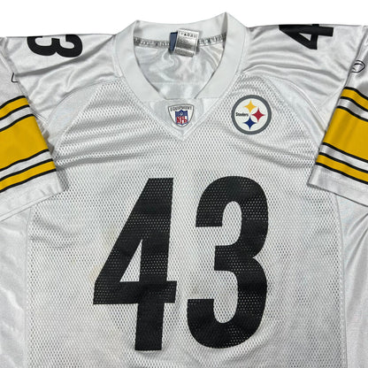 Vintage Y2K Reebok Pittsburgh Steelers Troy Polamalu NFL jersey (L)