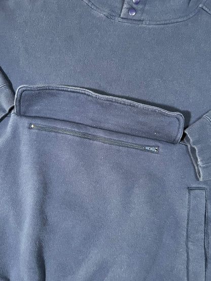 Vintage 90s The GAP anorak abstract pocket hoodie sweatshirt (L)