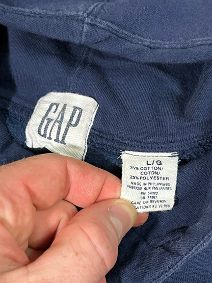 Vintage 90s The GAP anorak abstract pocket hoodie sweatshirt (L)