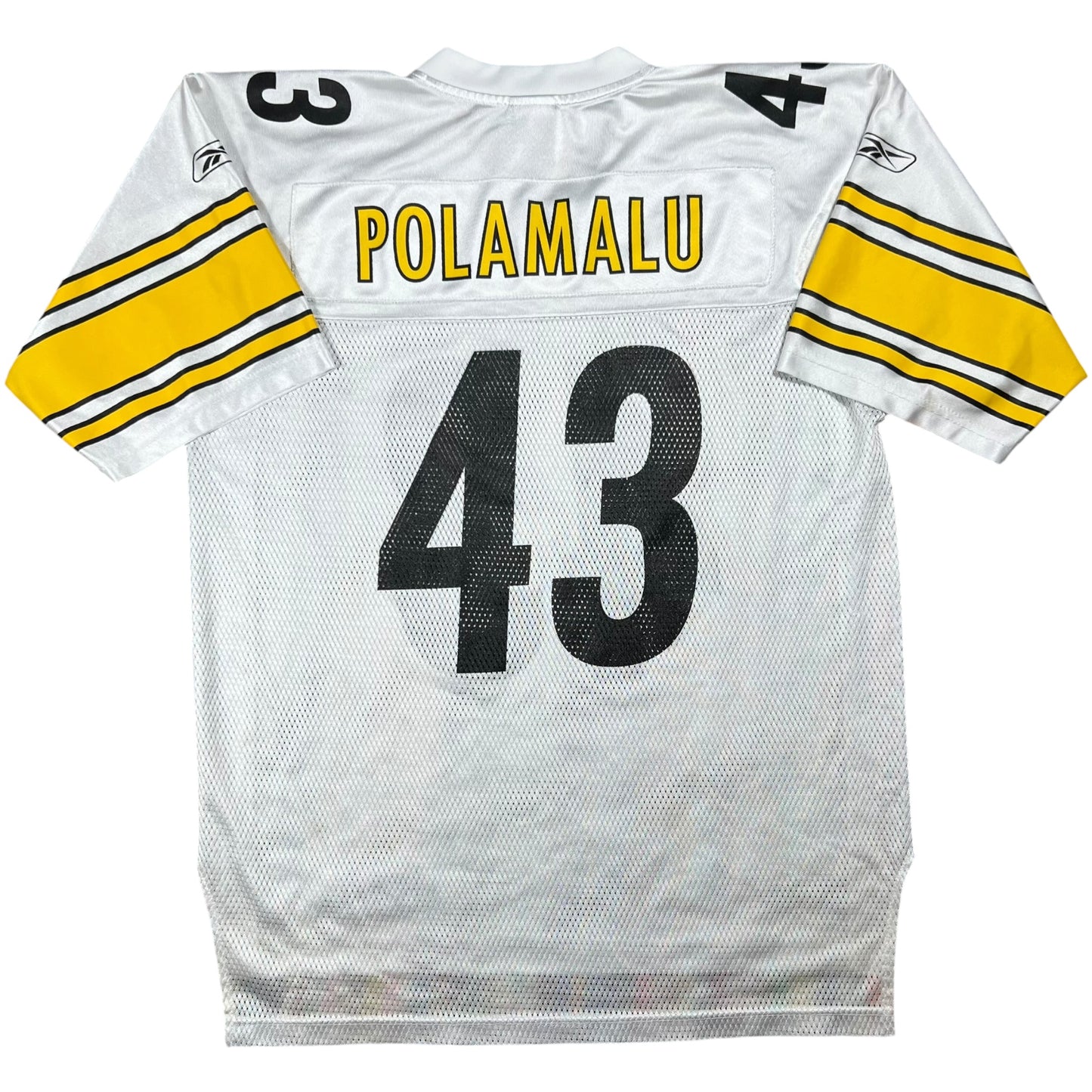 Vintage Y2K Reebok Pittsburgh Steelers Troy Polamalu NFL jersey (L)