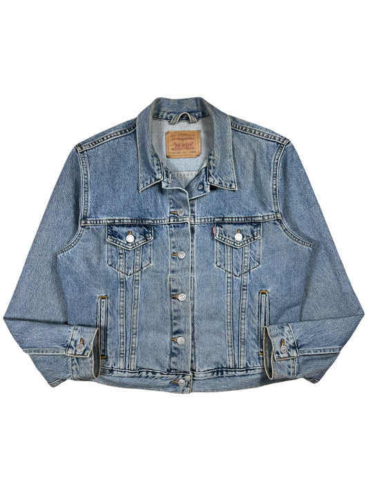 Vintage 90s Levi’s type 3 faded denim jean jacket (M)