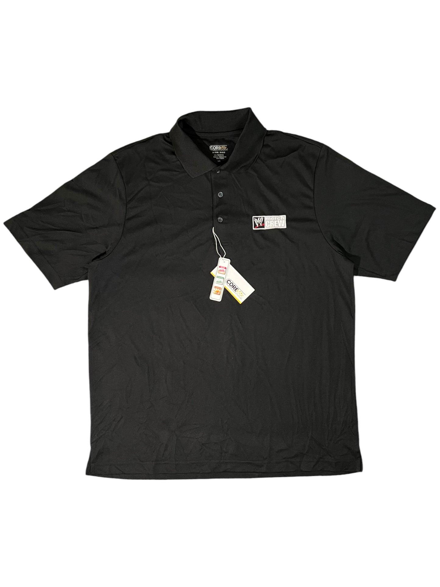 Vintage Y2K WWE merch crew polo shirt (L) DS NWT