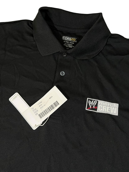 Vintage Y2K WWE merch crew polo shirt (L) DS NWT