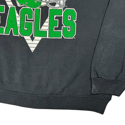 Vintage 90s Tultex Philadelphia Eagles Kelly green faded black crewneck (XXL)