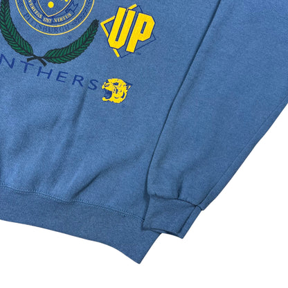 Vintage 90s University of Pittsburgh Pitt Panthers faded crewneck (M)