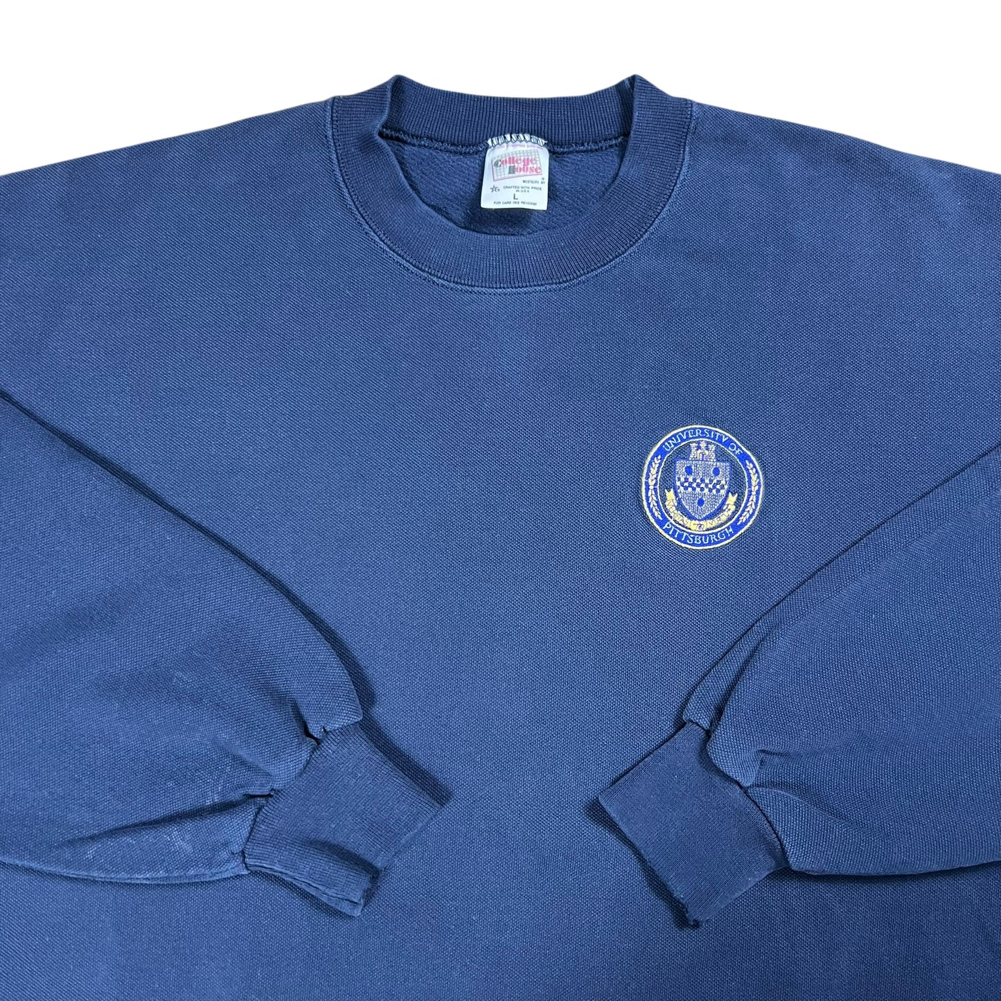 Vintage 90s University of Pittsburgh Seal Pitt Panthers crewneck (L)