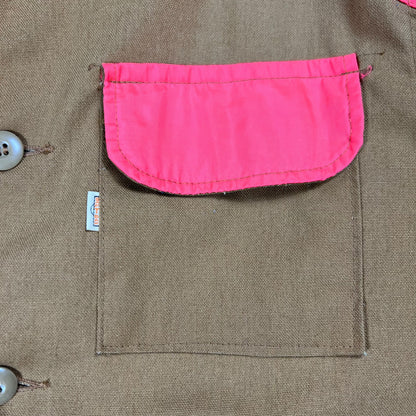 Vintage 80s SAFTBAK faded chore hunting coat (L)