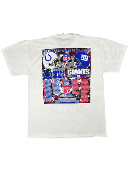 Vintage 2006 New York Giants Indianapolis Colts Manning Brothers tee (L)