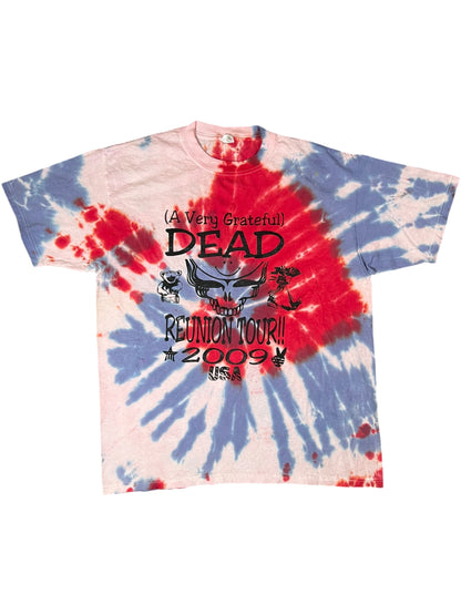 2009 The Dead Reunion Tour Grateful Dead lot band tee (L)