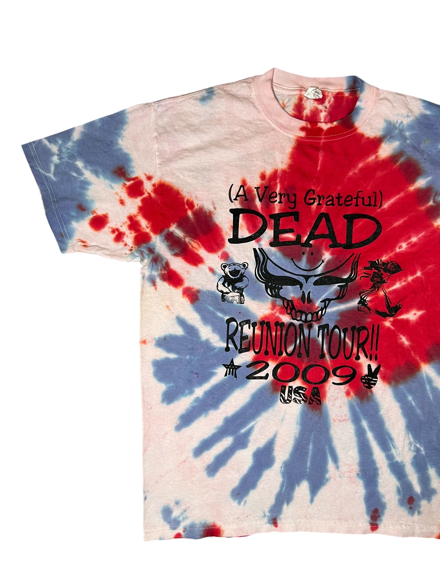 2009 The Dead Reunion Tour Grateful Dead lot band tee (L)