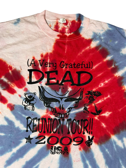 2009 The Dead Reunion Tour Grateful Dead lot band tee (L)