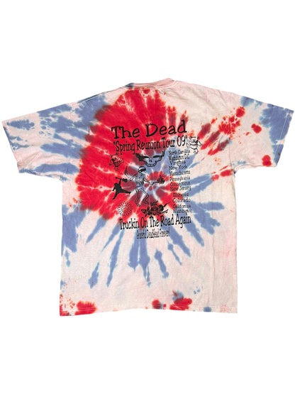 2009 The Dead Reunion Tour Grateful Dead lot band tee (L)