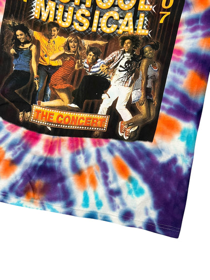 Vintage 2007 High School Musical The Concert tie dye tee (M)