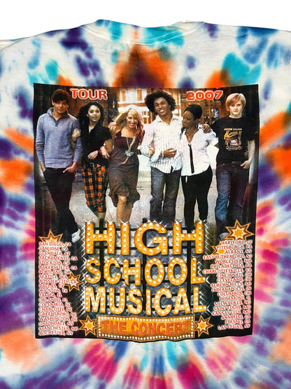 Vintage 2007 High School Musical The Concert tie dye tee (M)