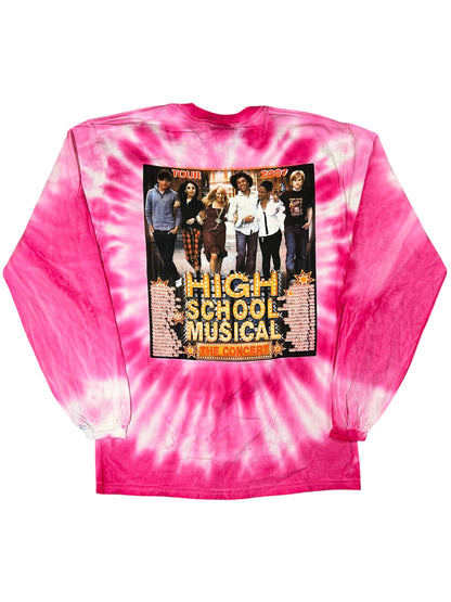 Vintage 2007 High School Musical The Concert tie dye long sleeve shirt (M)