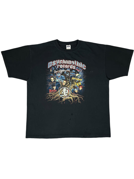 Vintage Y2K Psychopathic Records Insane Clown Posse faded distressed tee (XXL)