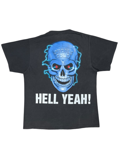 Vintage 1998 WWF Stone Cold Steve Austin HELL YEAH! faded wrestling tee (L)