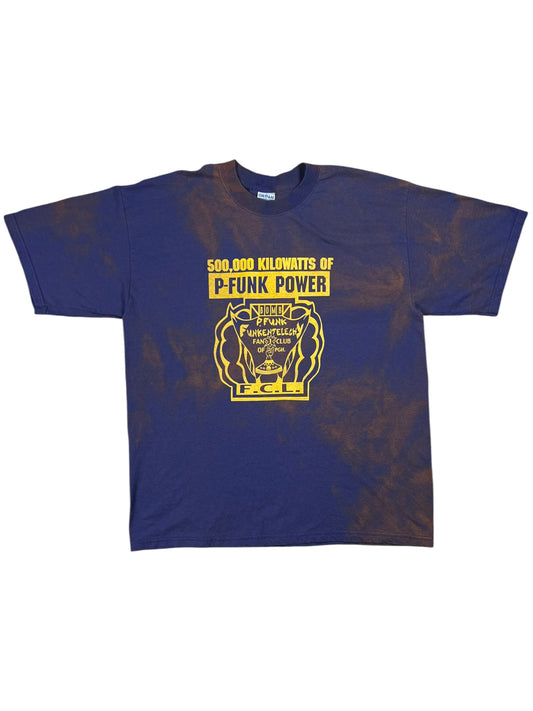 Vintage Y2K P-Funk Power Funkenteleghy FCL. Pittsburgh acid wash funkadelic tee (XL)
